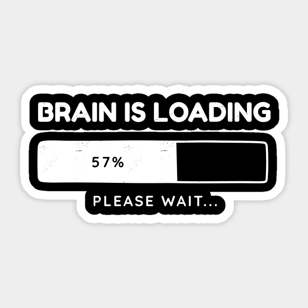 Brain Loading Sticker by Oolong